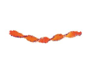Draaiguirlande Oranje 24m