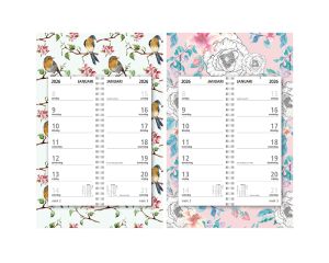 Wandkalender Birds & Garden - 2 weken overzicht
