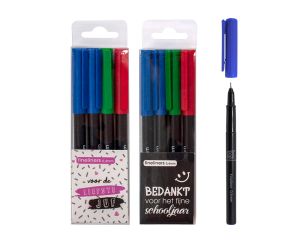 Fineliners Liefste Juf / Bedankt voor het schooljaar