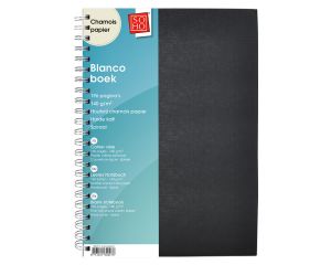 Blanco boek spiraal A4 chamois papier PREMIUM