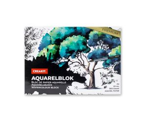 Aquarelblok A4 20 vel 300grs PREMIUM