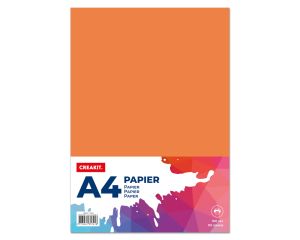 Papier A4 Oranje -  100 vel, 110 grams ALLROUND