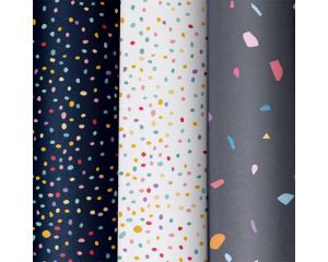 Rol kadopapier Confetti en Dots 2mx70cm