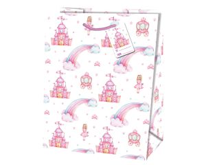 Geschenktas Pink Princess L