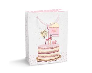 Geschenktas Birthday Cake M