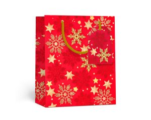 Giftbag Red X-mas M