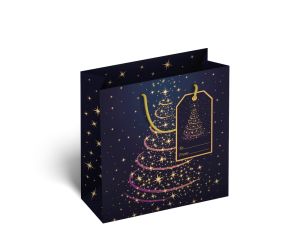 Giftbag Midnight Blue X-mas S