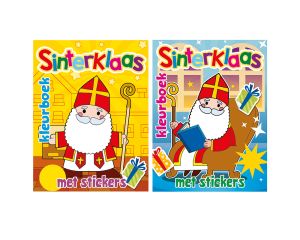 Sinterklaas Kleurboek + Stickers 