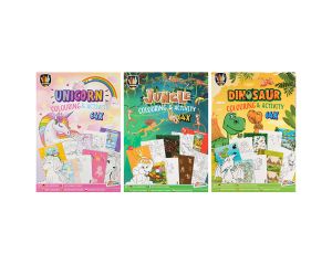 Kleur en activiteitenboek A4 3ass.