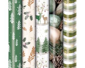 Kerstpapier Natural Twist 2mx70cm