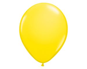 Ballonnen Metallic geel 10 stuks - 30cm