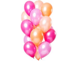 Ballonnen Peachy Flamingo 15 stuks - 33cm