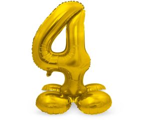 Staande cijferballon 4