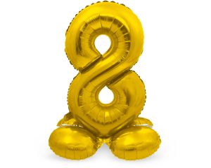 Staande cijferballon 8
