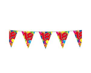 Vlaggenlijn Balloons 18 jaar