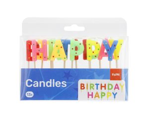 Kaarsjes Happy Birthday