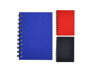 Notitieboek 8x14 ruit 5mm vlechtpersing