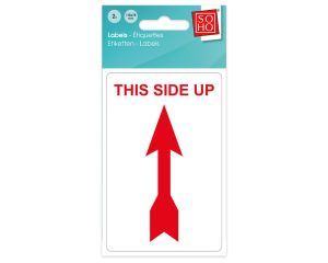 Etiketten This side up 2 stuks #32