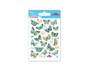 Sticker Vlinders Blauw