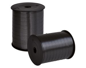 Klos sierlint zwart 1cmx250m breed