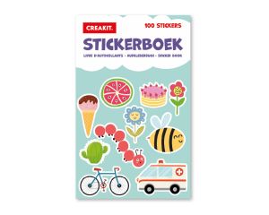 Stickerboek Dieren 100 stickers KIDS