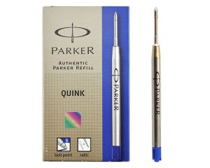 Parker balpenvulling breed blauw Quink
