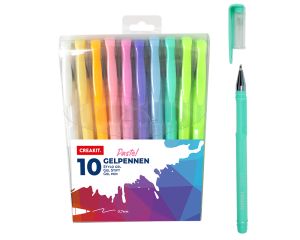Gelpennen Pastel 10 stuks ALLROUND