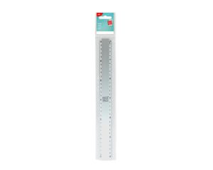 Liniaal 30cm aluminium