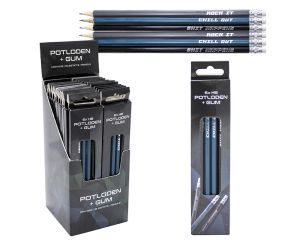 Potlodenset HB+gum SOHO Urban