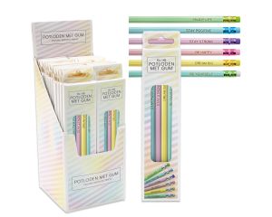 Potlodenset HB+gum SOHO Pastel