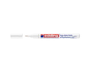 Edding 751 glanslakmarker permanent 1-2mm wit