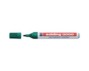 Edding 3000 groen 1.5-3mm ronde punt