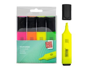 Tekstmarkers set SOHO Neon