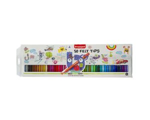 Bruynzeel Kids viltstiften in etui 50 stuks