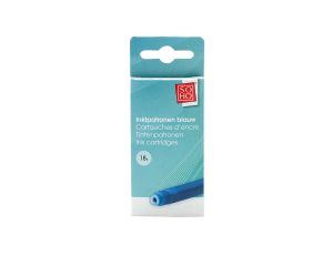 Inktpatronen blauw 18 stuks
