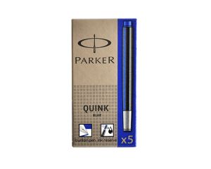 Parker inktpatronen blauw 5 stuks