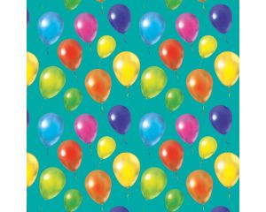Toonbankrol Balloons Groen 200mx50cm