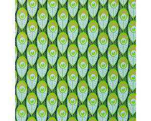 Toonbankrol Pauwenveer groen 150mx50cm