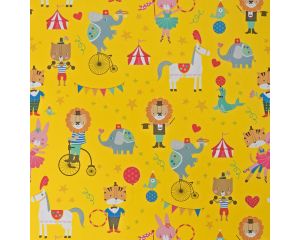 Toonbankrol Circus Geel 150mx50cm