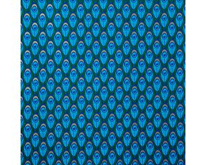 Toonbankrol Pauwenveer blauw 150mx50cm