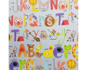 Toonbankrol Dierenletters 150mx50cm
