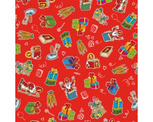 Toonbankrol Sint Kado Rood 250mx70cm