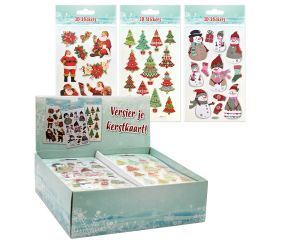 Stickers Kerst 3D