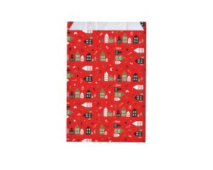 Geschenkzakjes Sint Rood Huis 12x19cm