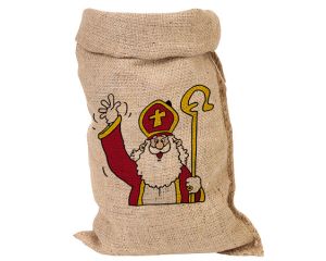 Jute zak groot Sinterklaas