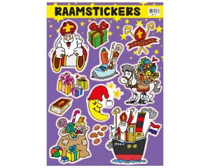 Raamstickers Sinterklaas - 30x42cm