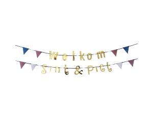 Letterslinger Sint en Piet - 2x 1,5meter