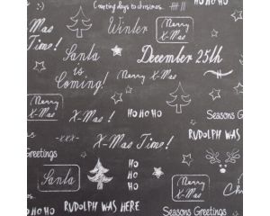 Toonbankrol Kerst Krijtbord 200mx50cm