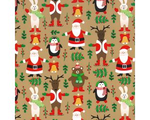 Toonbankrol Kerst Santa 200mx50cm