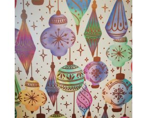 Toonbankrol Kerst Ballen pastel 150mx51